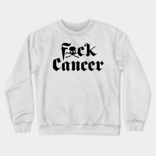 F*ck Cancer Merch F*ck Cancer Logo Crewneck Sweatshirt